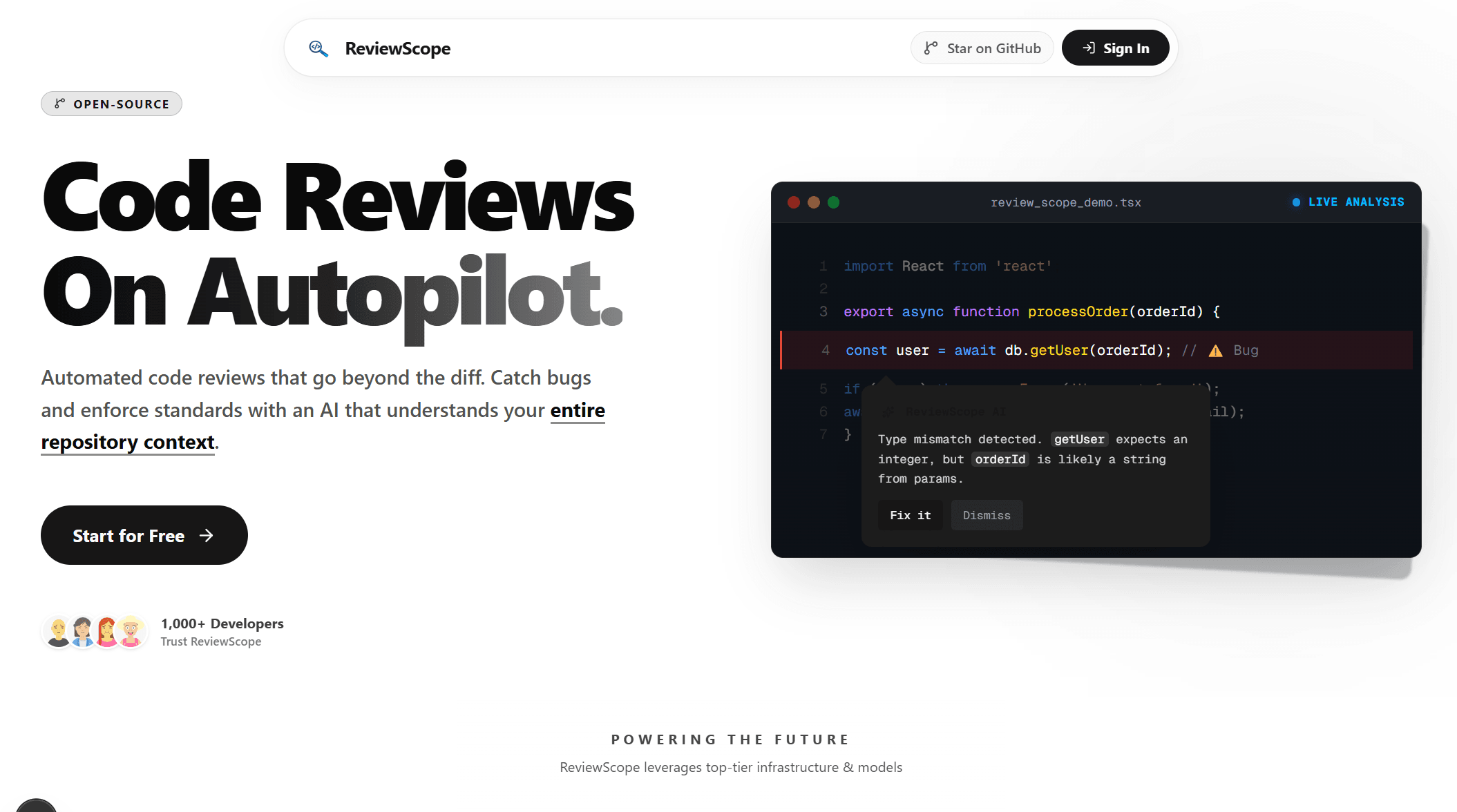 ReviewScope screenshot